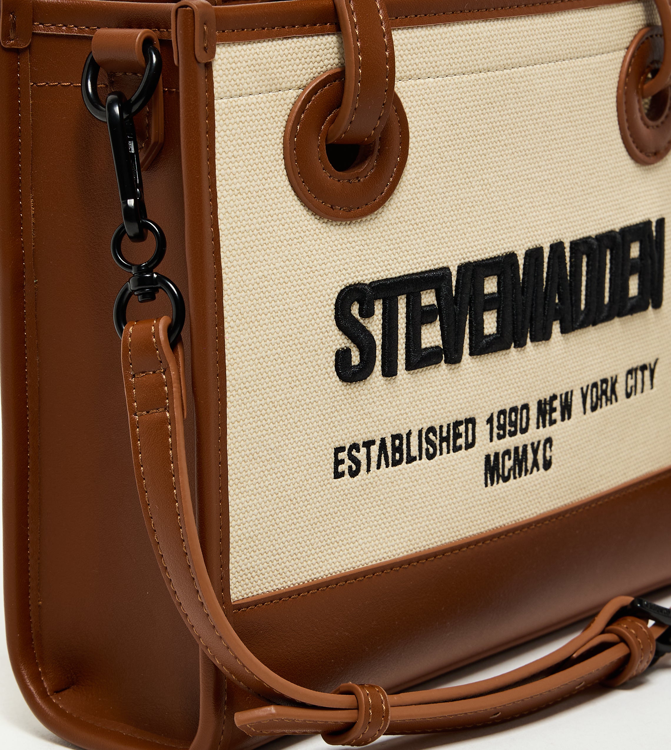 CARRYALL LOGO OFF WHITE TOTE BAG