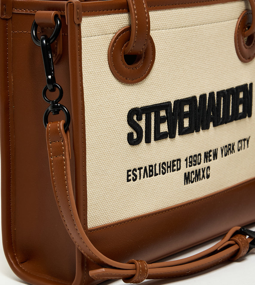 CARRYALL LOGO OFF WHITE TOTE BAG