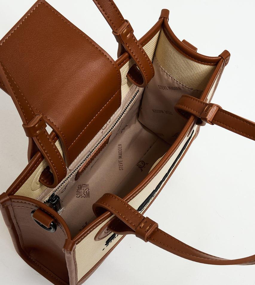 CARRYALL LOGO OFF WHITE TOTE BAG