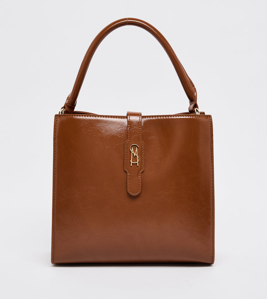 Daily Women's Tan Satchel Bag