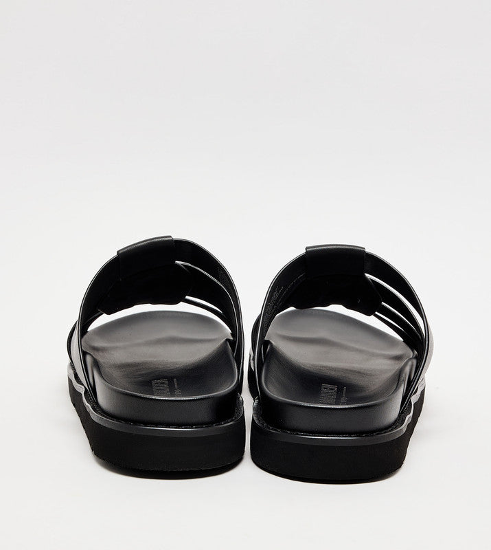 Ankaraa Black Men's Casual Sandals - view 4