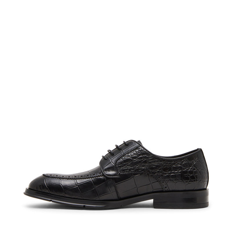 Steve Madden Ashtyn Men's Black Lace-Up Shoes - inner side profile - view 6
