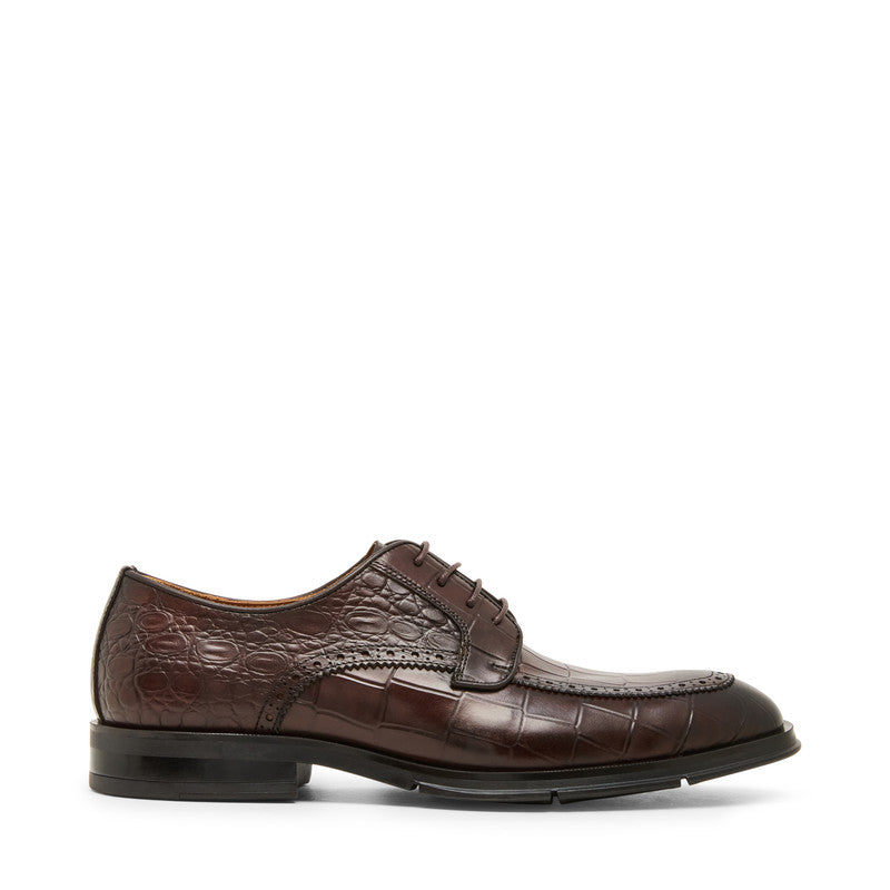 Steve Madden Ashtyn Men's Brown Lace-Up Shoes - outer side profile - view 3