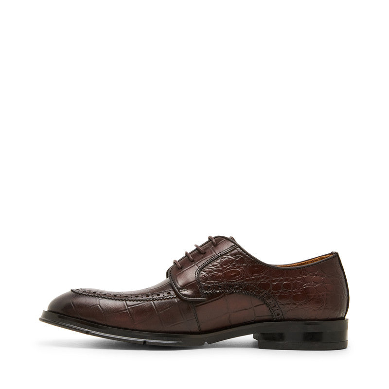 Steve Madden Ashtyn Men's Brown Lace-Up Shoes - inner side profile - view 6