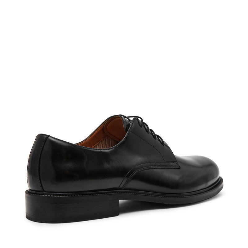 Steve Madden Asotin Men's Black Lace-Up Shoes - rear three-quarter view