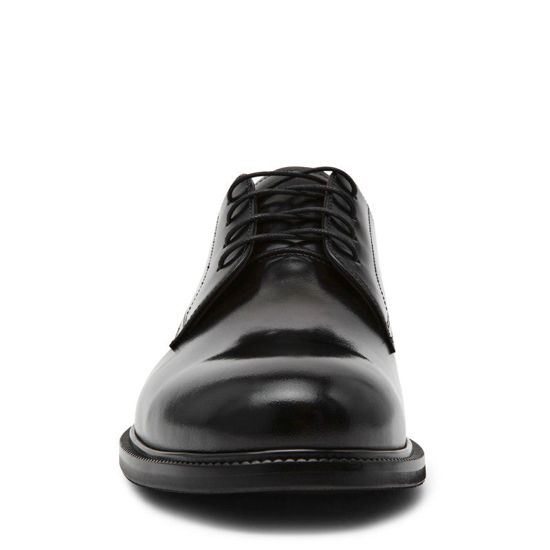 Steve Madden Asotin Men's Black Lace-Up Shoes - front view