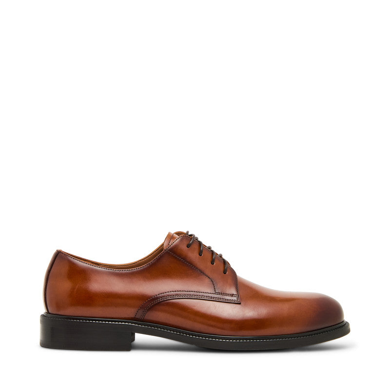 Steve Madden Asotin Men's Tan Lace-Up Shoes - rear view