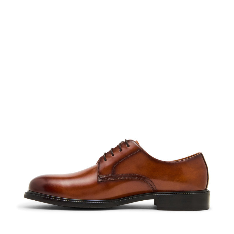 Steve Madden Asotin Men's Tan Lace-Up Shoes - side profile - view 6