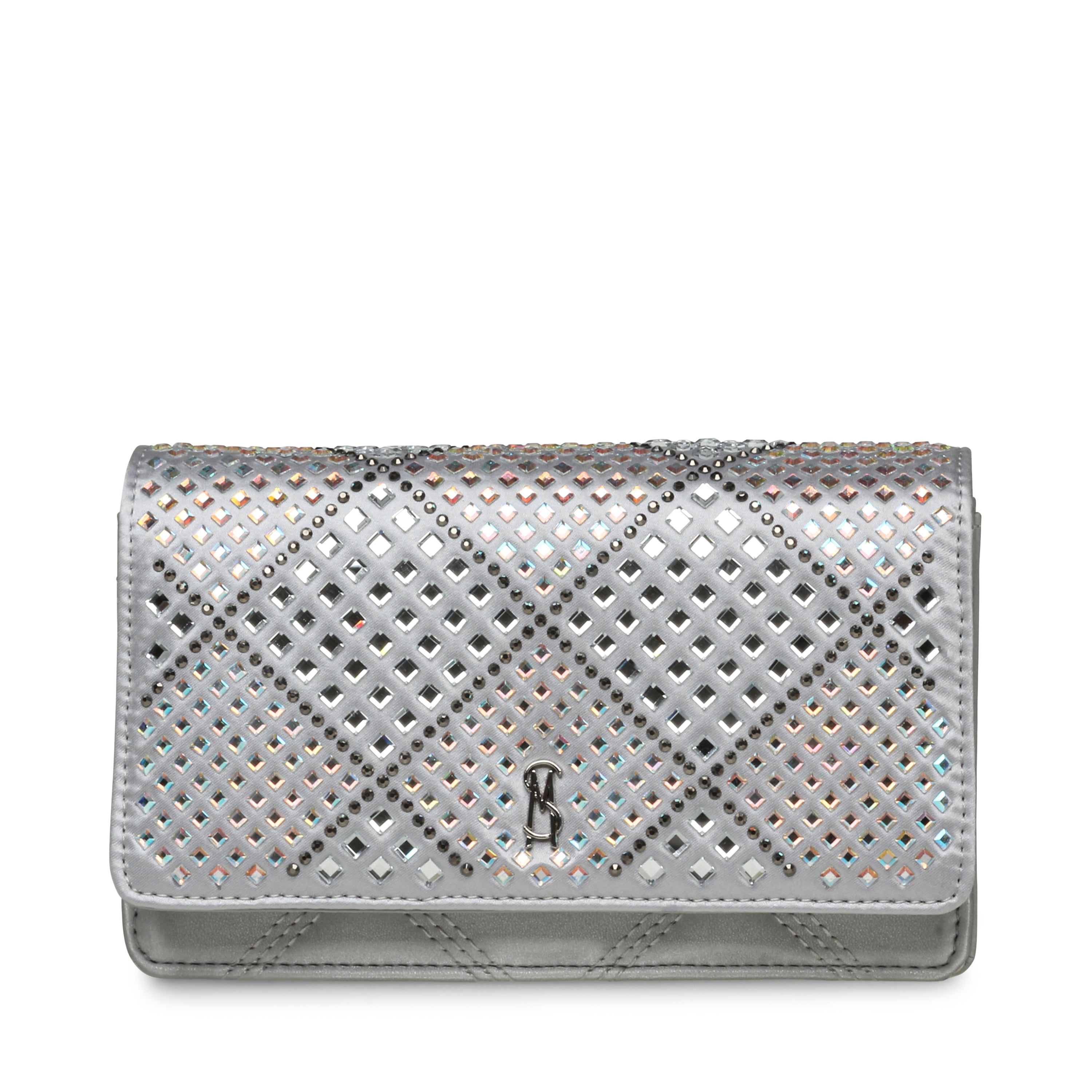 Baddi Women's Silver Crossbody Bag