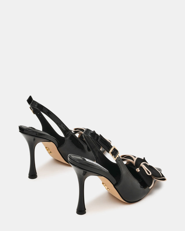 Steve Madden Balina Women's Black Pumps - pair three-quarter view