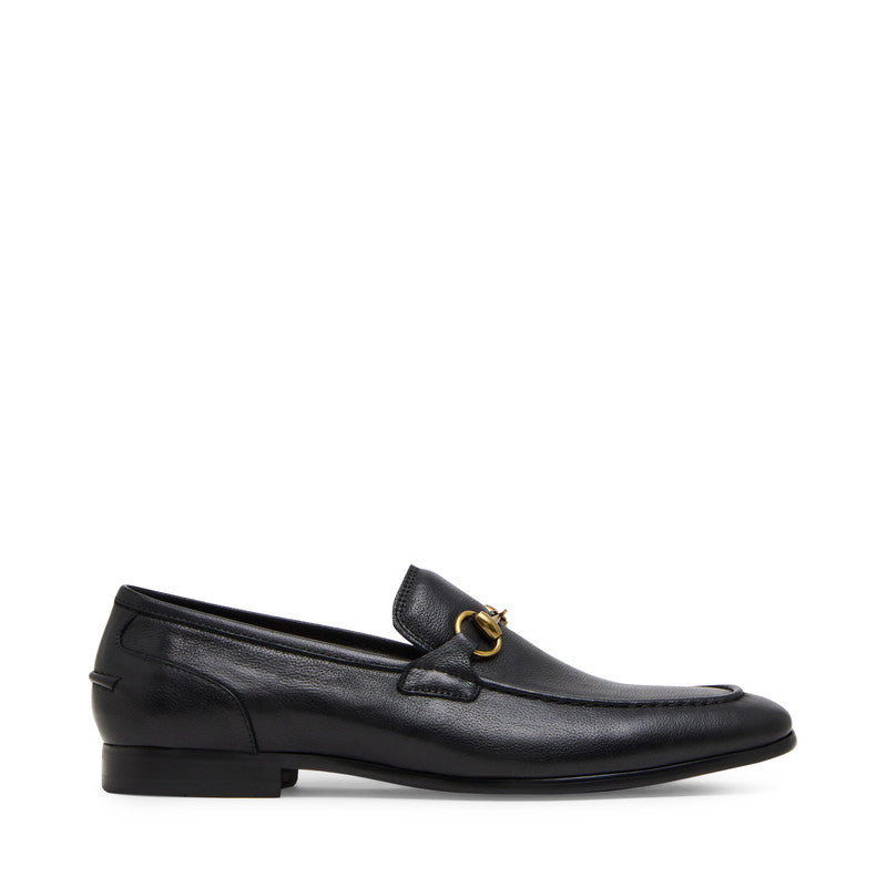 Steve Madden Banderas Men's Black Loafers - side profile - view 3