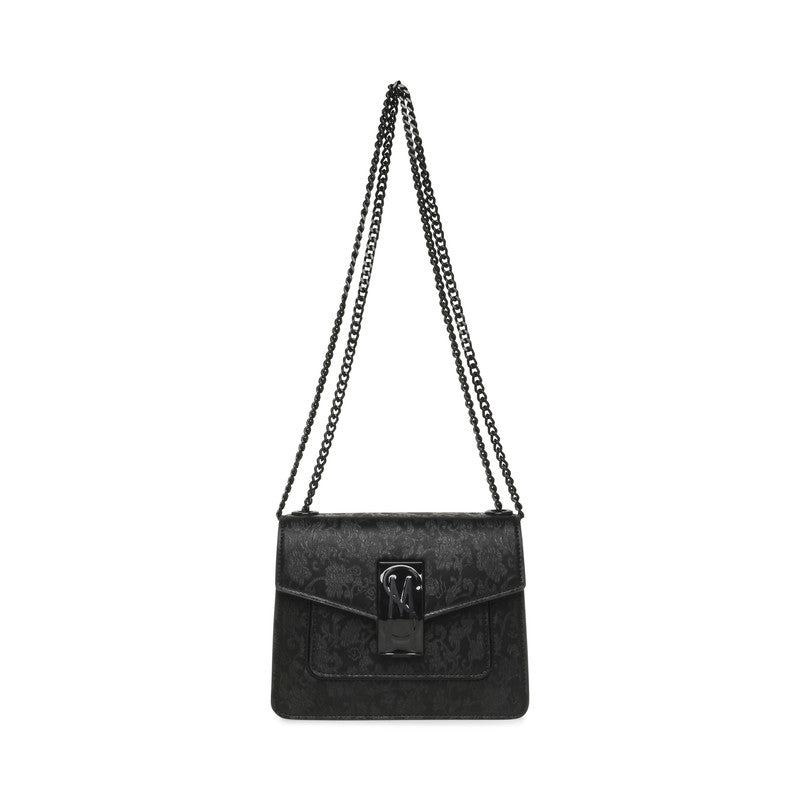 Steve Madden Bartie-b Women's Black & Gold Crossbody Bag - front view