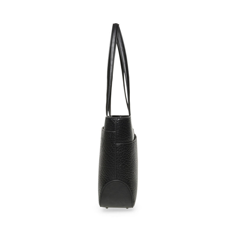 Steve Madden Bavanti Women's Black Tote Bag - side profile - view 5