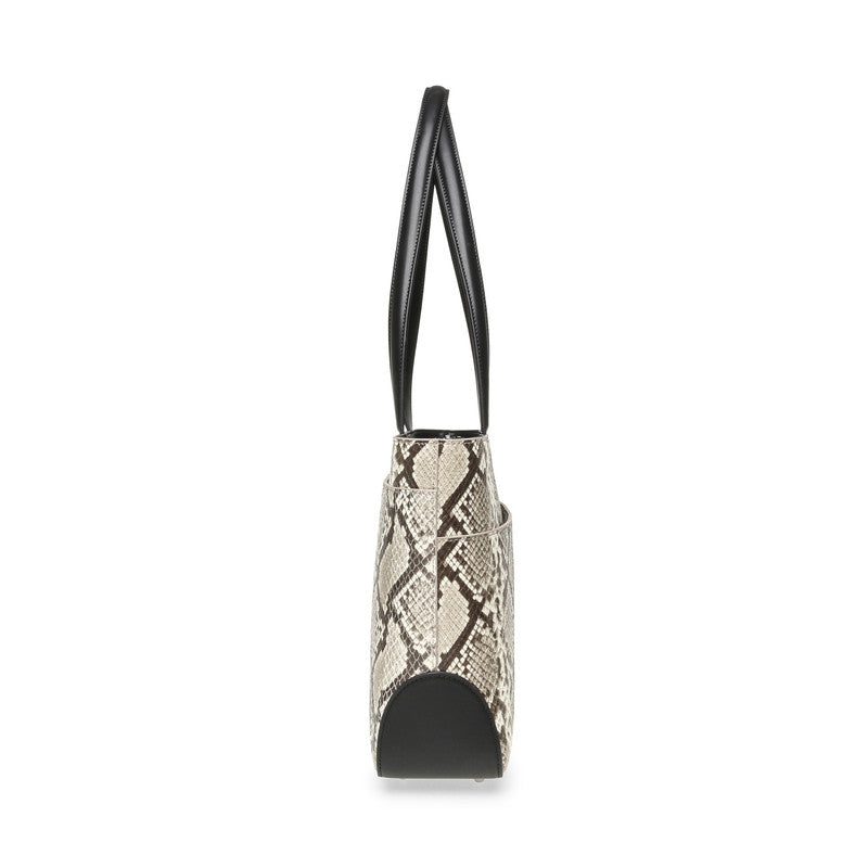 Steve Madden Bavantic Women's Grey & Silver Tote Bag - side profile - view 5