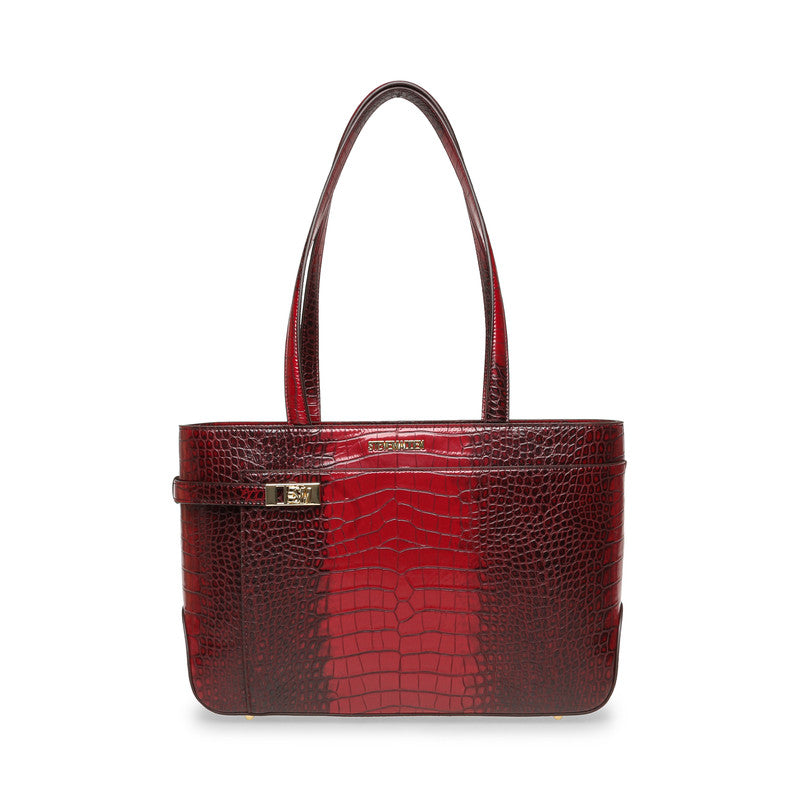 Steve Madden Bavantic Women's Wine Tote Bag - front view