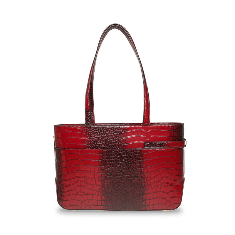 Steve Madden Bavantic Women's Wine Tote Bag - back view