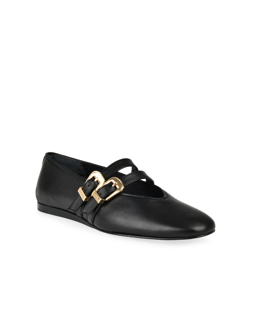 BAYLEE BLACK BALLET FLATS