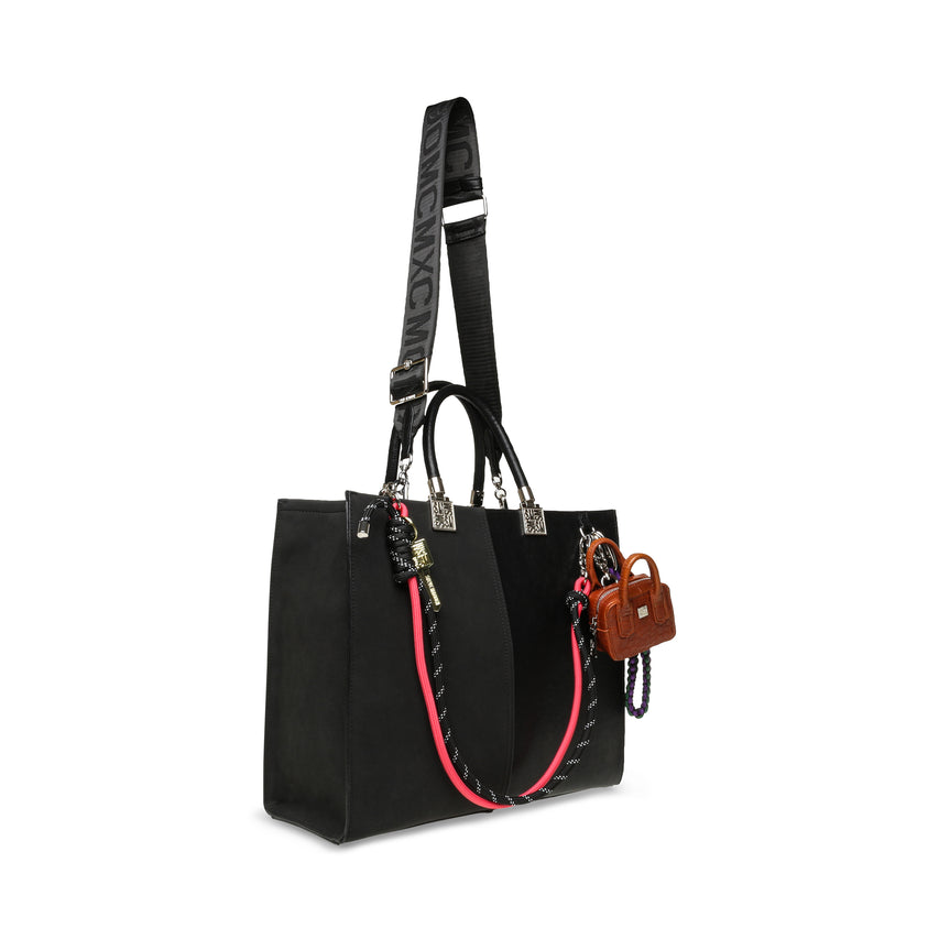 BCHLOEY BLACK MULTICOLOR TOTE BAG