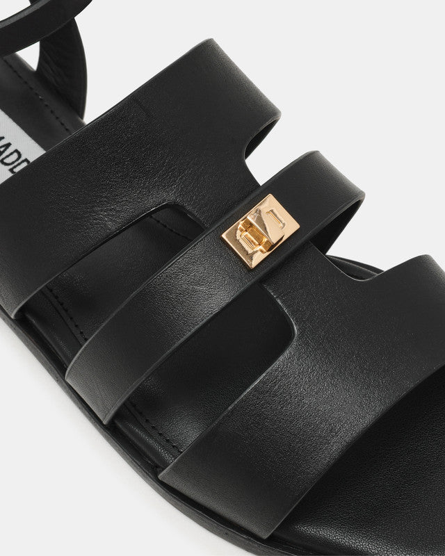 Bellevue Black Women's Flat Sandals - view 2