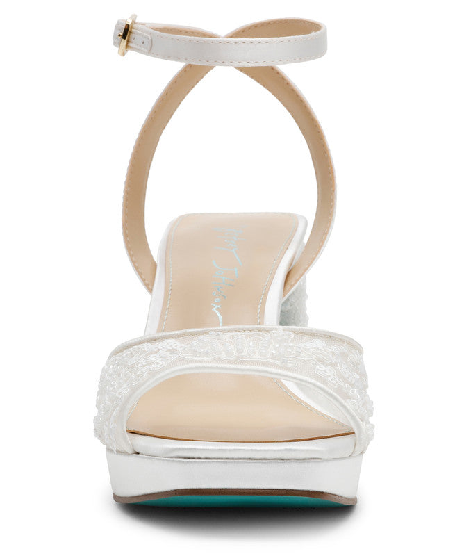 SB-Junie Women's Ivory Heeled Sandals - view 3
