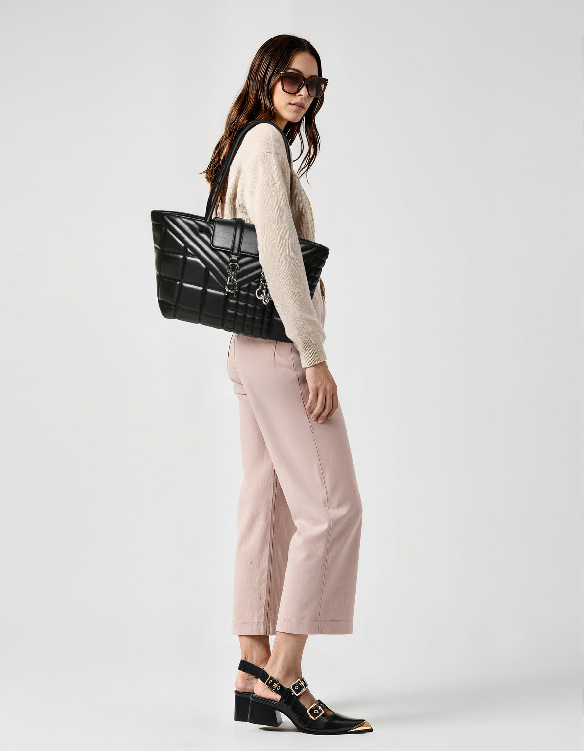 Bflore Women's Black Multicolor Tote Bag - view 2