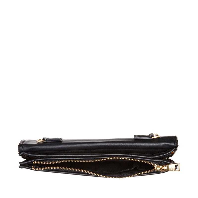 Steve Madden Bglamy Women's Black & Gunmetal Shoulder Bag - top view