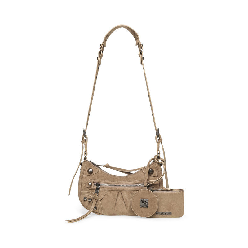 Steve Madden Bglowins Women's Taupe Hobo Bag - front view