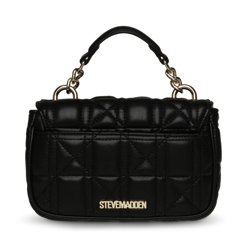 BGRETEL BLACK MULTICOLOR SATCHEL BAG