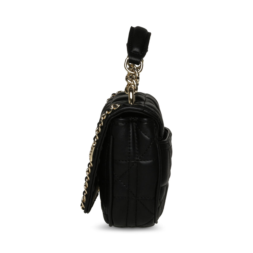 BGRETEL BLACK MULTICOLOR SATCHEL BAG