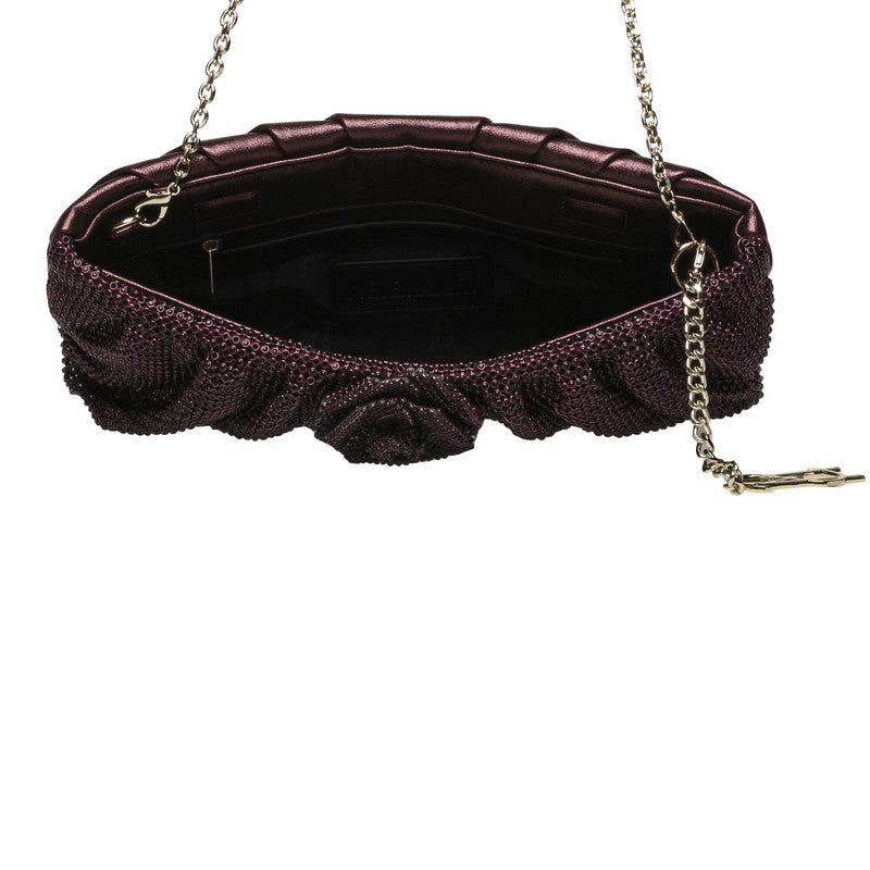 Steve Madden Bheiress Women's Cherry Clutch - open interior view