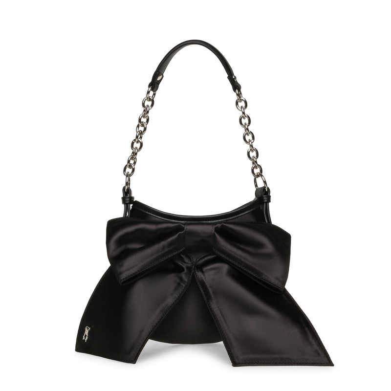 Steve Madden Blarina Women's Black & Silver Shoulder Bag - front view