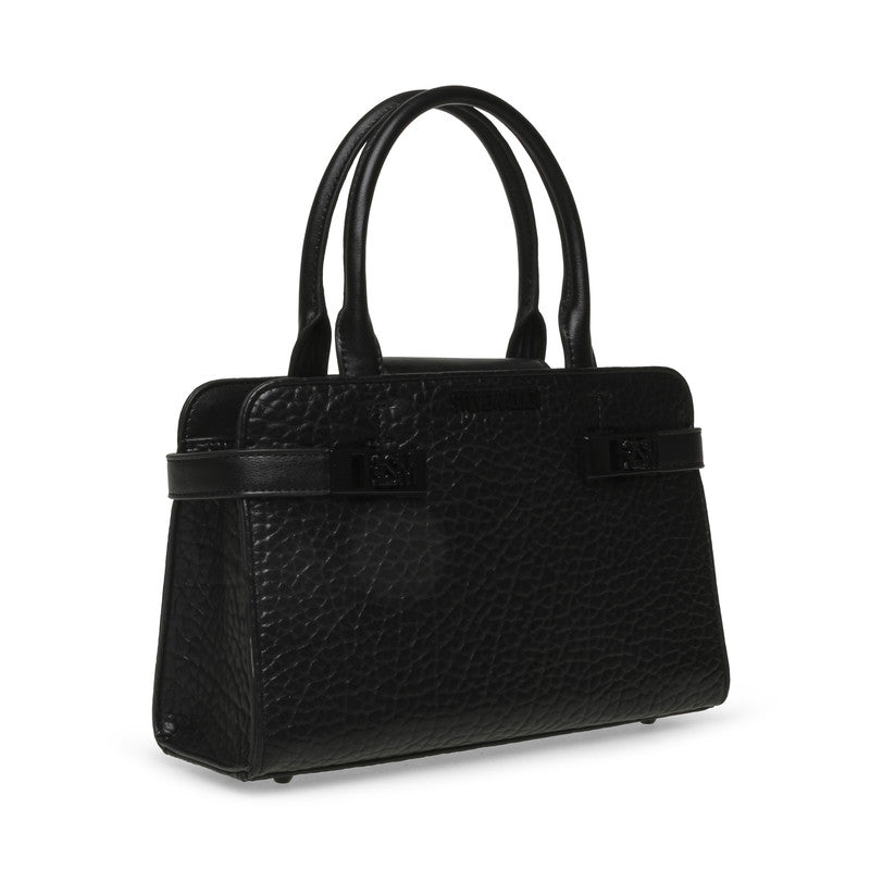 Steve Madden Blindiem Women's Black Tote Bag - three-quarter view