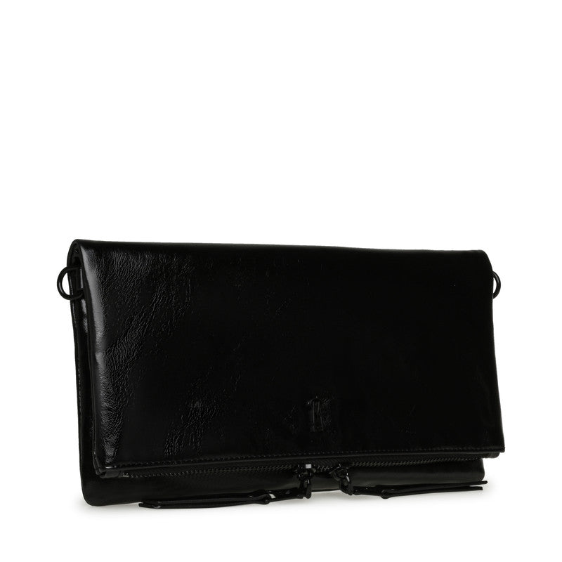 Steve Madden Bluckie women's black shoulder bag, detail view