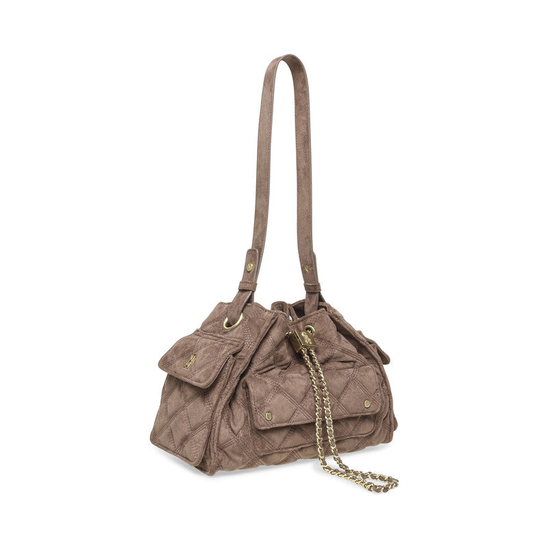 Steve Madden Bmicki Women's Grey Hobo Bag - three-quarter view
