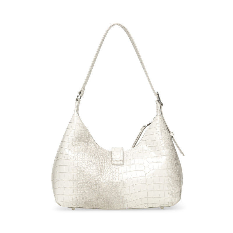 Steve Madden Bovie-c Women's Grey & Silver Hobo Bag - back view