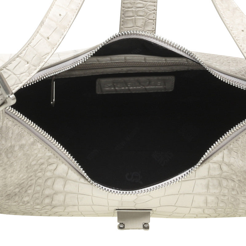 Steve Madden Bovie-c Women's Grey & Silver Hobo Bag - interior detail close-up - view 3