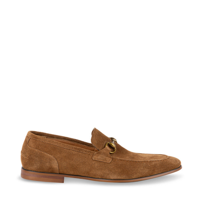 Steve Madden Braave Men's Tobacco Loafers - side profile - view 2