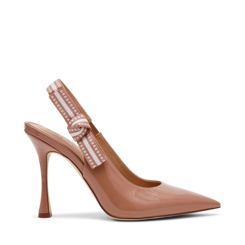 BRI BLUSH PATENT HEELS
