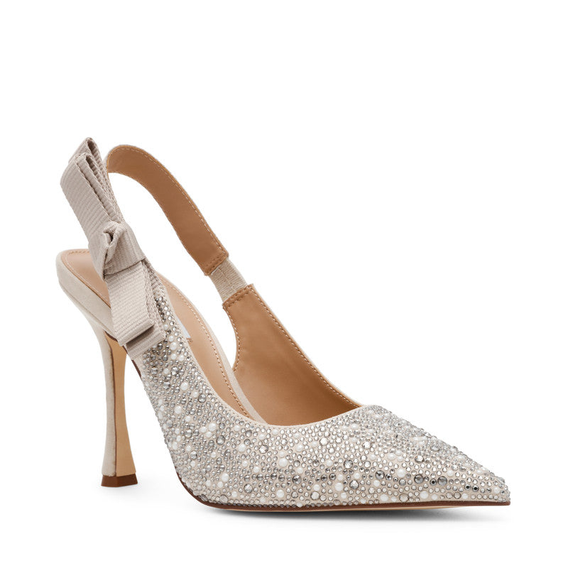 Steve Madden Brylie Women's White Pumps - front three-quarter view