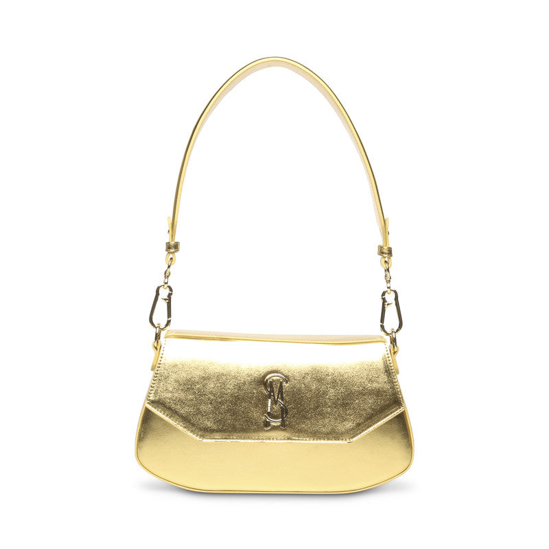 Steve Madden Bstash Women's Gold Shoulder Bag - front view