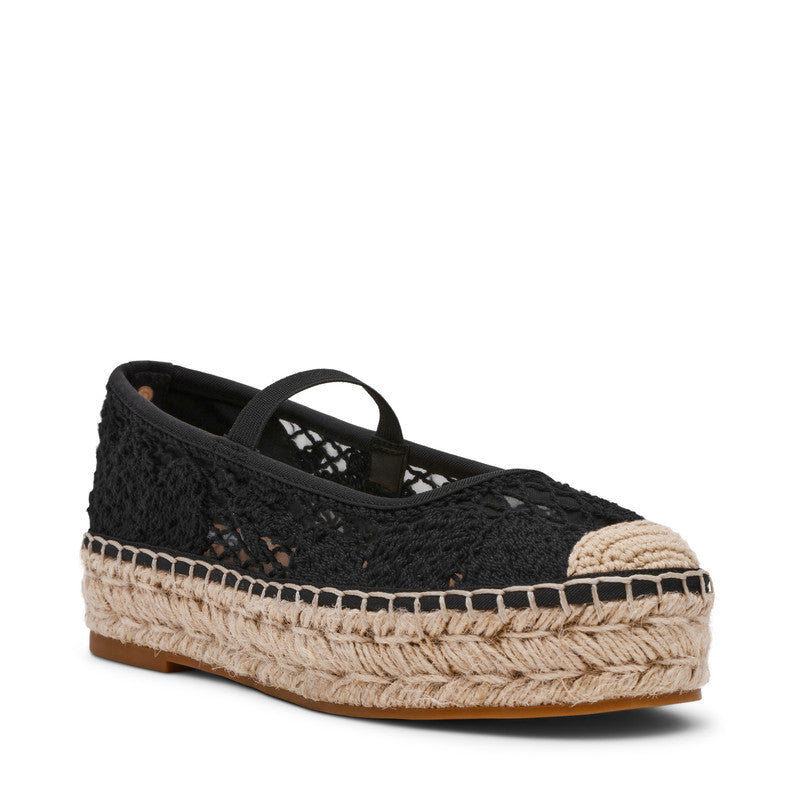 Steve Madden Candi Black Women's Flat-Casual Sandals, featured product view