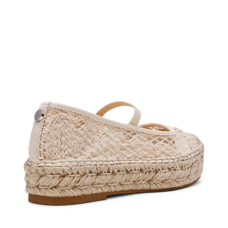 Steve Madden Candi women's light brown flat sandals, side view