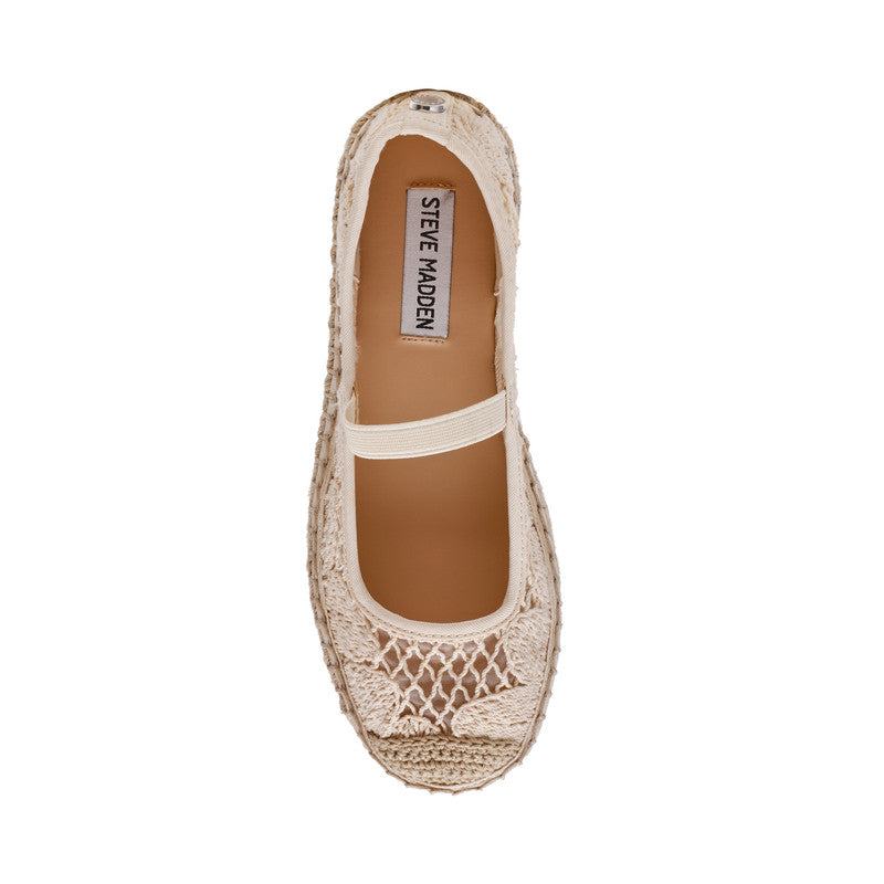 Steve Madden Candi women's light brown flat sandals, sole view