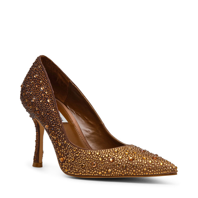 Steve Madden Catarina Women's Brown Pumps - front three-quarter view