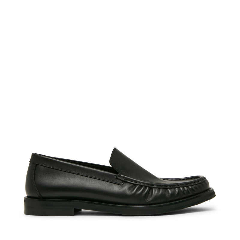 Steve Madden Chester Men's Black Loafers - outer side profile - view 3