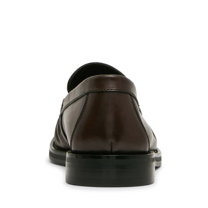 Steve Madden Chester Men's Brown Loafers - rear view