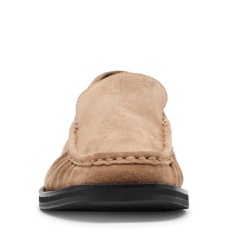 Steve Madden Chester Men's Taupe Loafers - front view