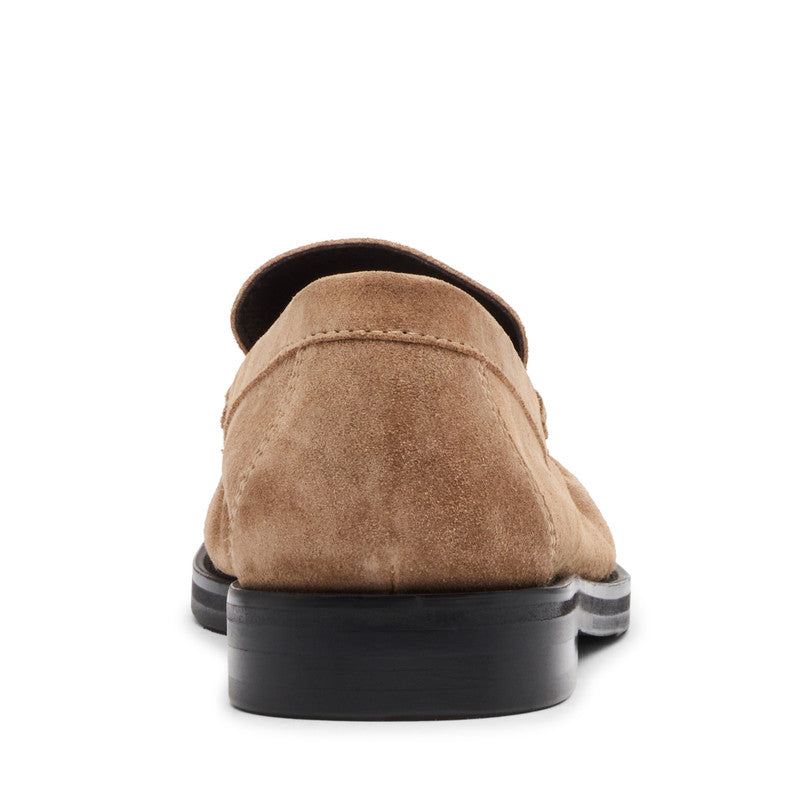 Steve Madden Chester Men's Taupe Loafers - rear view