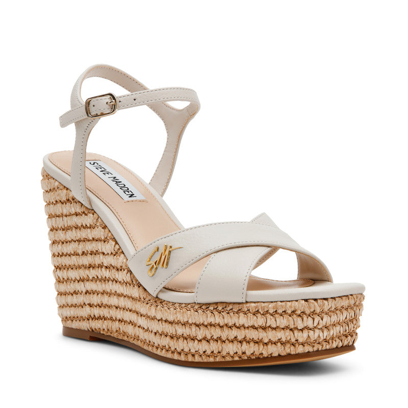 Steve Madden Cylo Light Yellow Women's Wedge Sandals, featured product view
