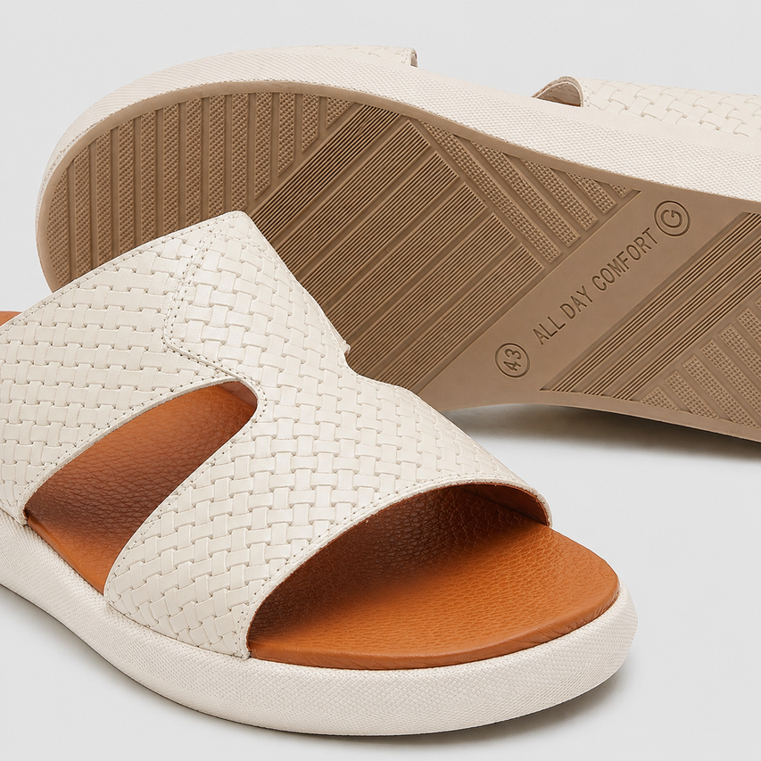 Bedouin Men's Mushroom Arabic Sandals - view 6